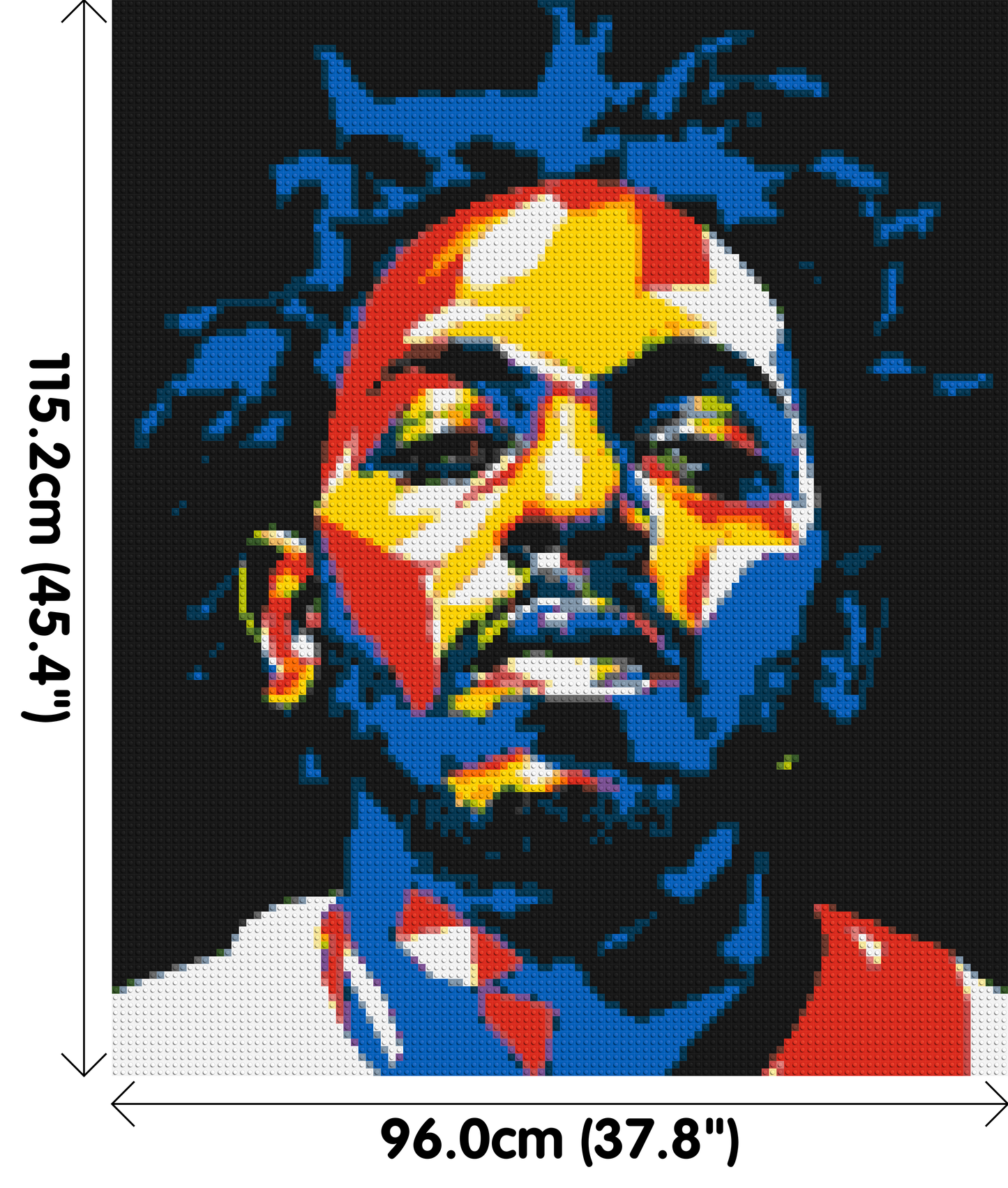 Kendrick Lamar - Brick Art Mosaic Kit 5x6 large