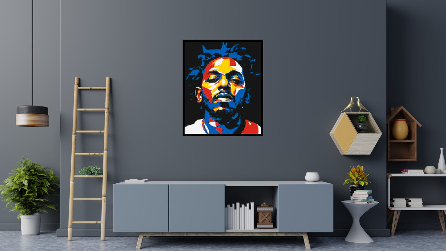 Kendrick Lamar - Brick Art Mosaic Kit 5x6 large
