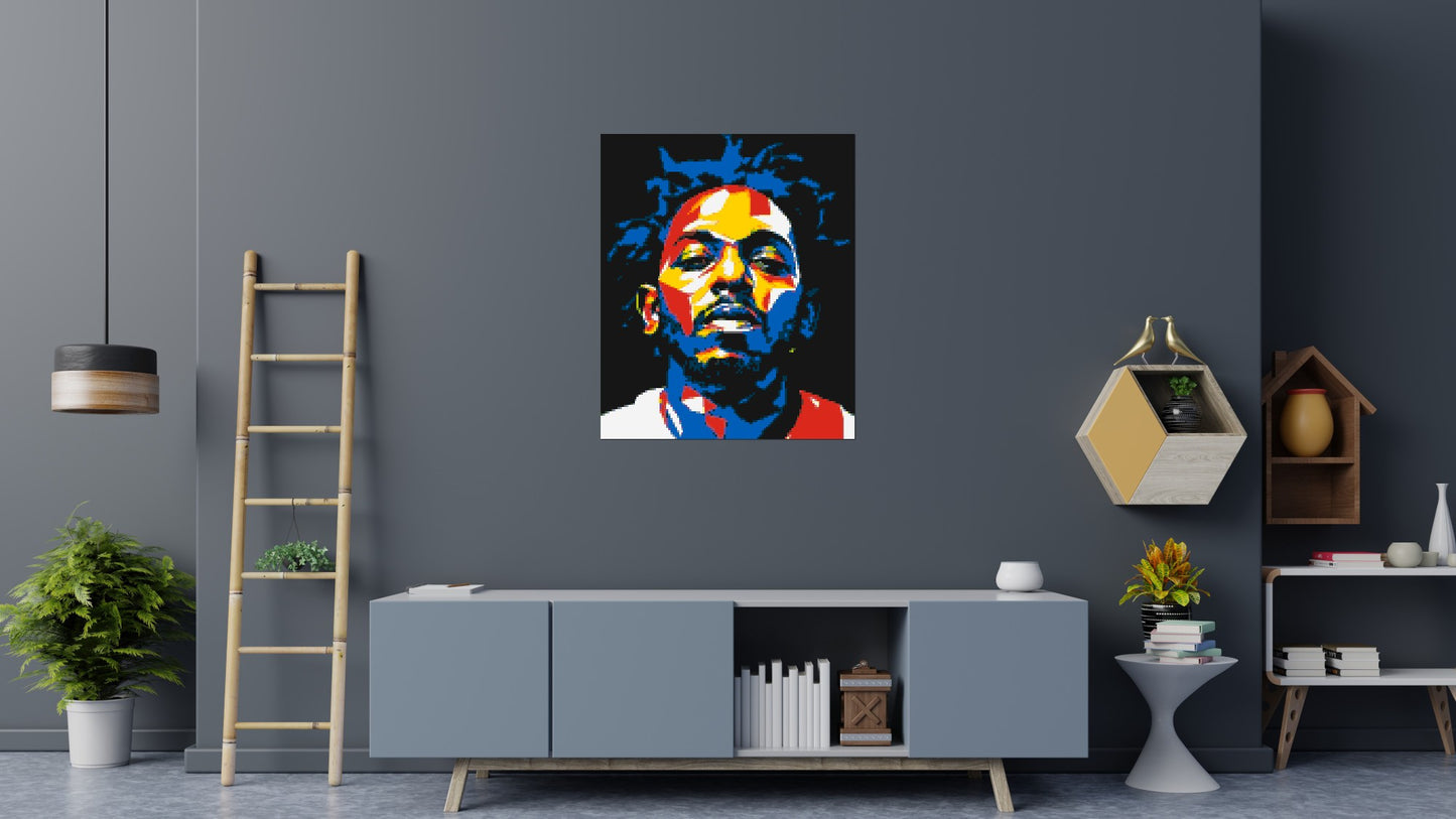 Kendrick Lamar - Brick Art Mosaic Kit 5x6 large