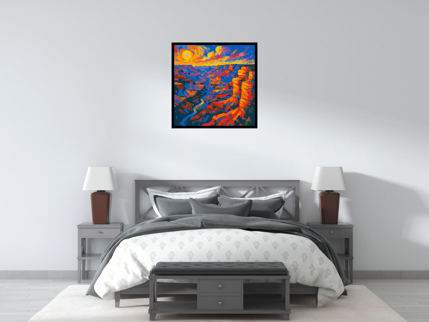 Colorful Grand Canyon - Brick Art Mosaic Kit 4x4 large