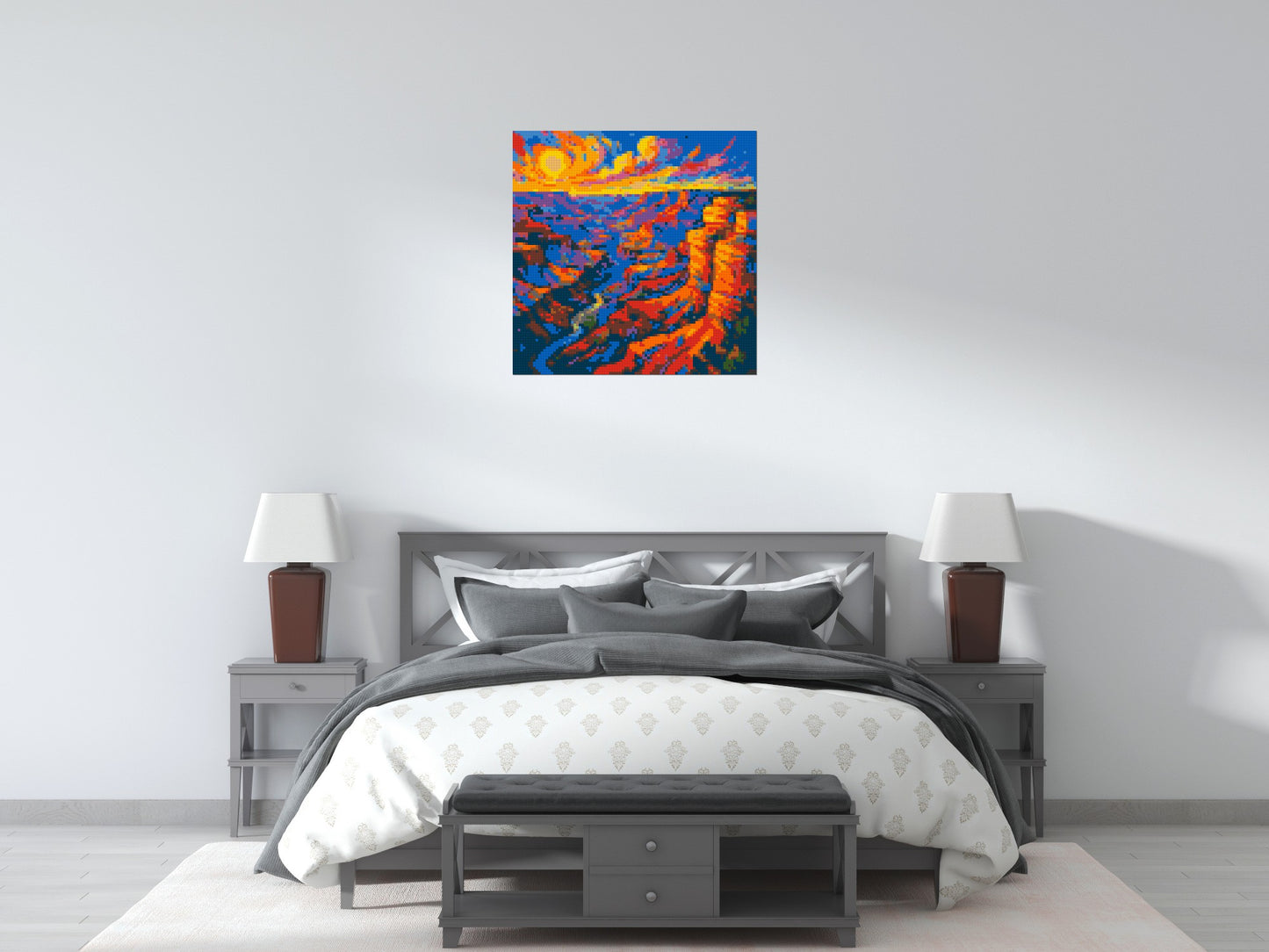 Colorful Grand Canyon - Brick Art Mosaic Kit 4x4 large