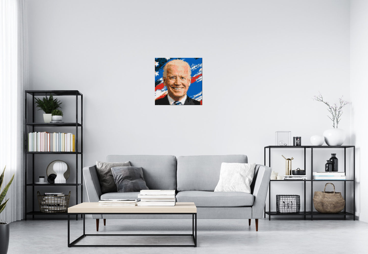 Joe Biden - Brick Art Mosaic Kit 3x3 large