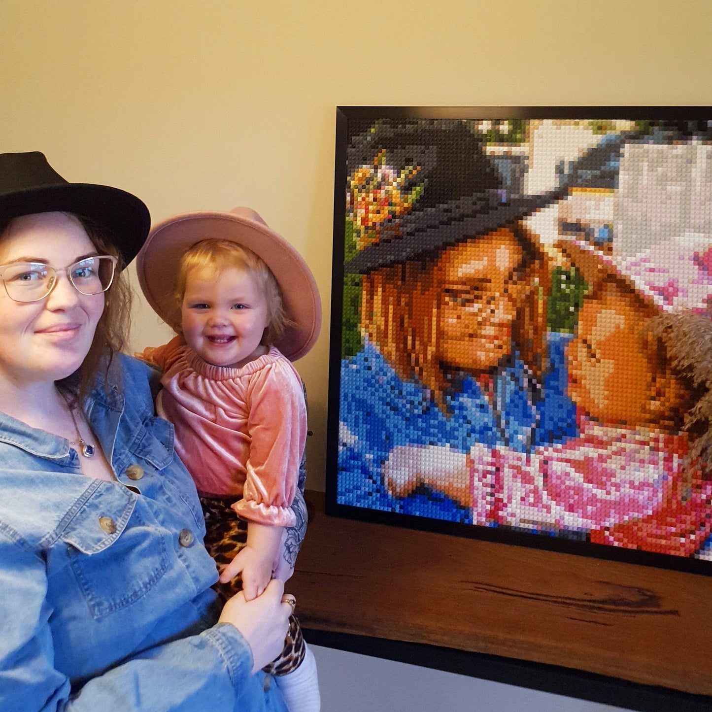Personalised Brick Mosaic | Custom Mosaic Maker | LEGO Art Style