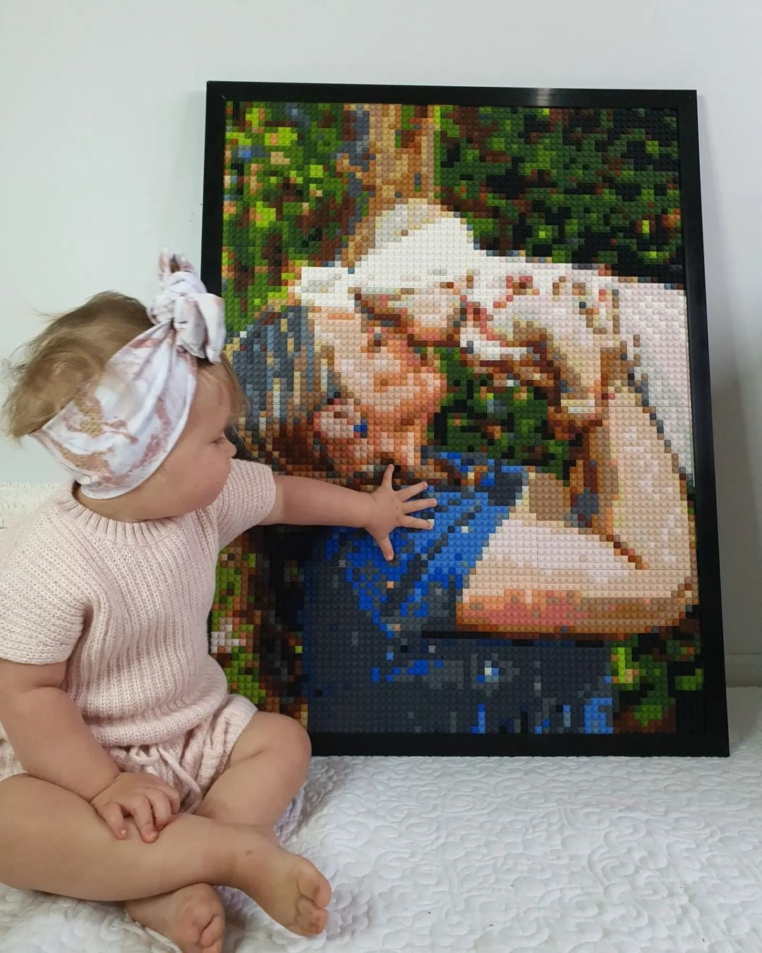 Personalised Brick Mosaic | Custom Mosaic Maker | LEGO Art Style