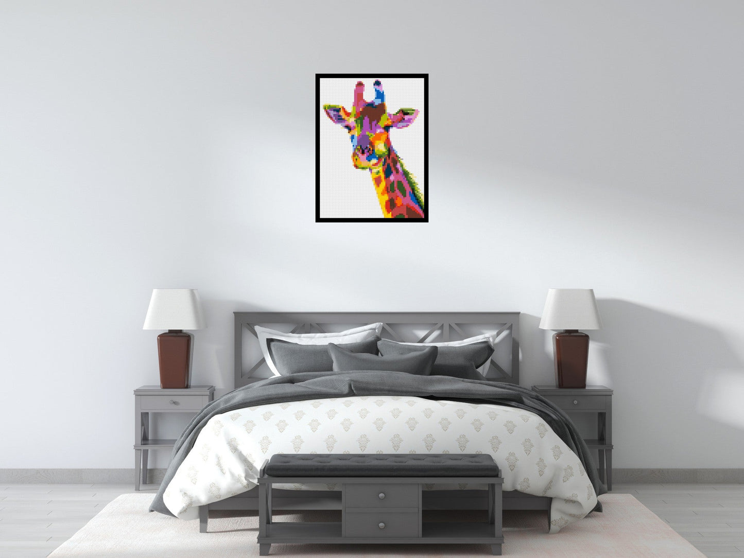 3x4 scene with frame