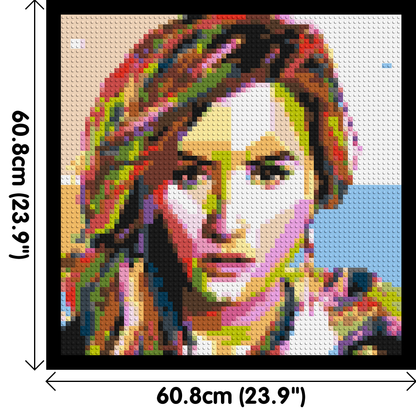 Demi Lovato - Brick Art Mosaic Kit 3x3 large