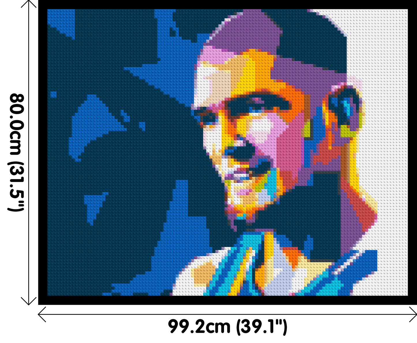 Khabib - Brick Art Mosaic Kit 5x4 large