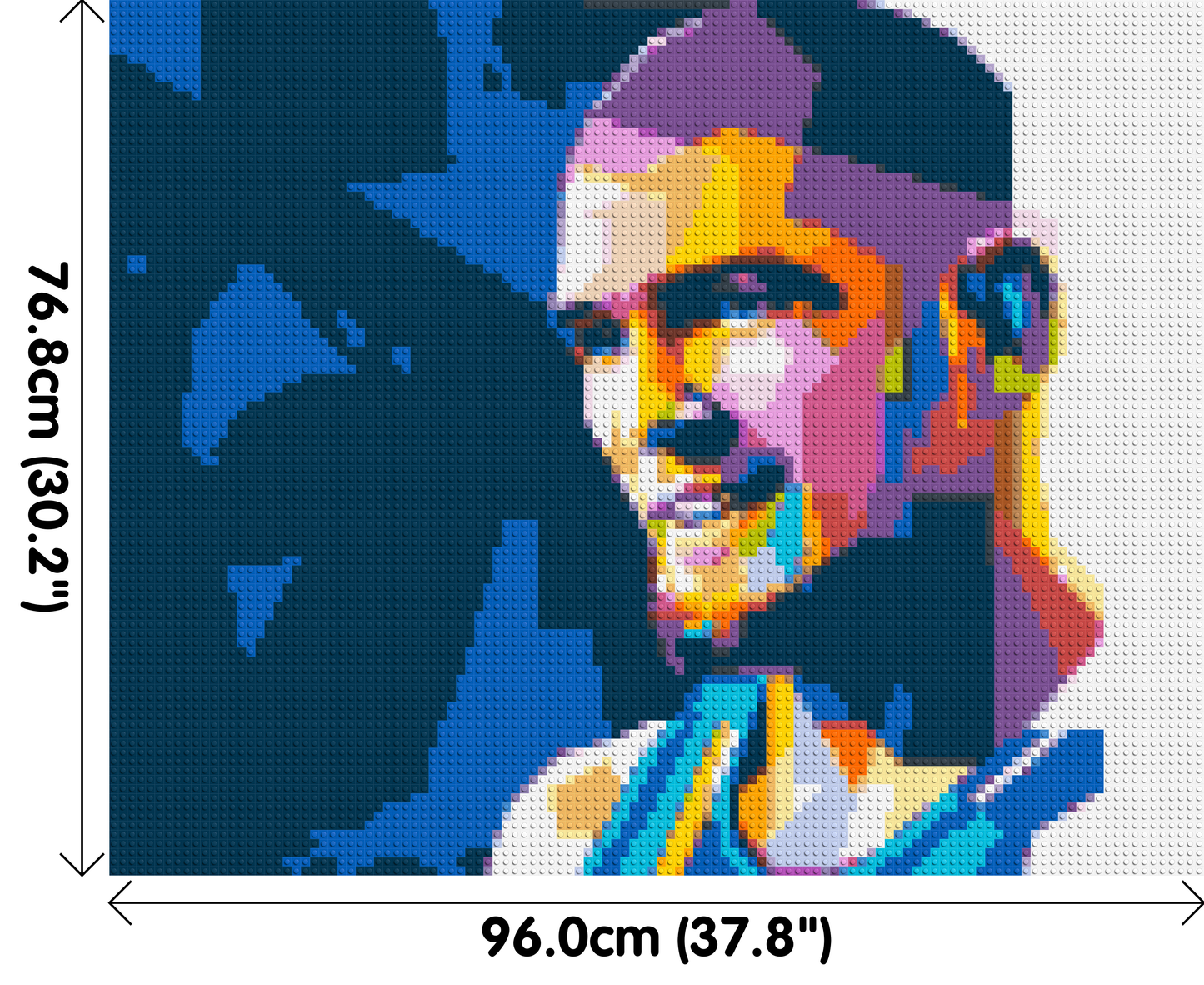 Khabib - Brick Art Mosaic Kit 5x4 large