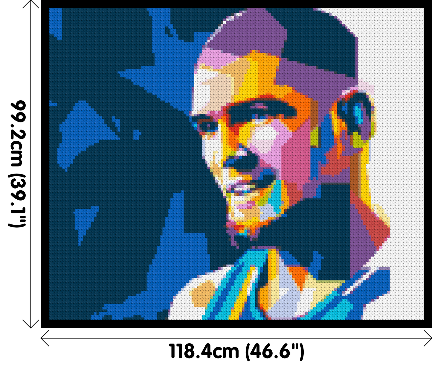 Khabib - Brick Art Mosaic Kit 6x5 large