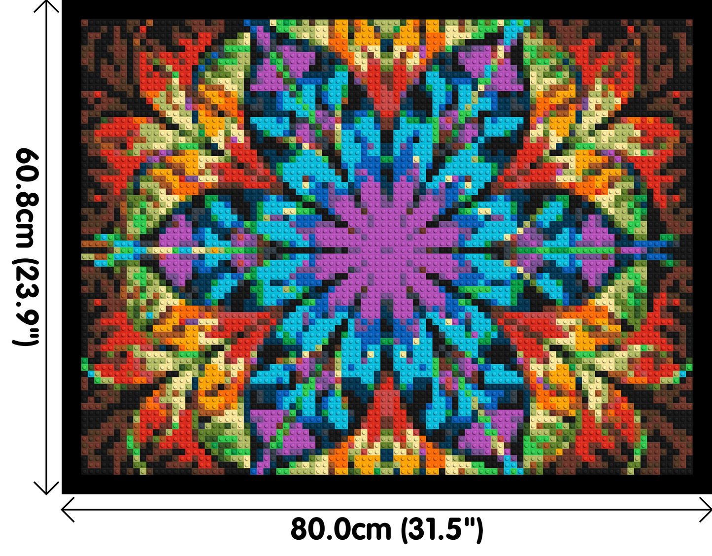 Abstract Pattern #7 - Brick Art Mosaic Kit 4x3 large