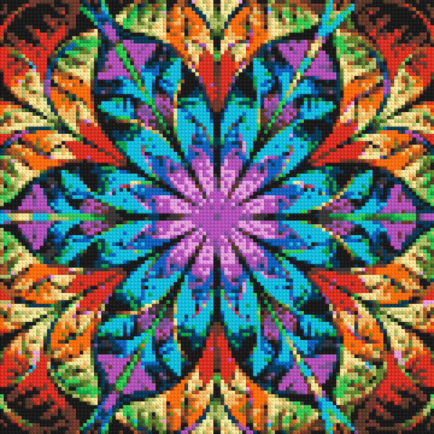 Abstract Pattern #7 - Brick Art Mosaic Kit 5x5 large