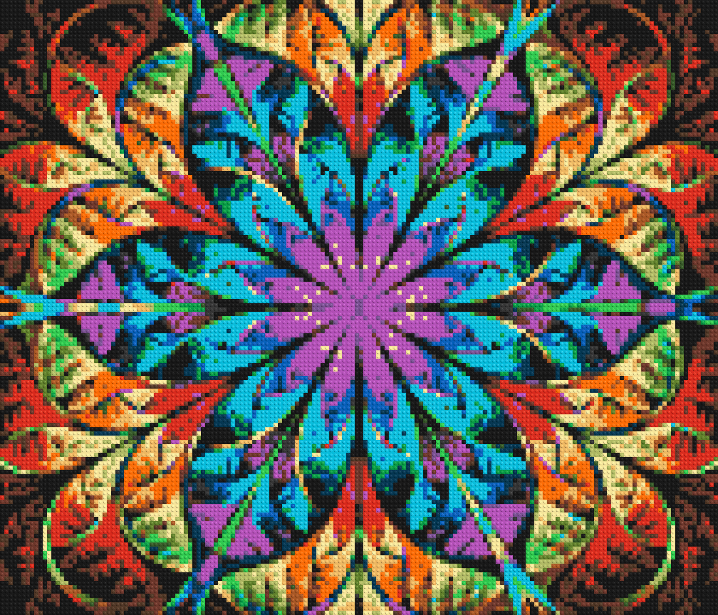 Abstract Pattern #7 - Brick Art Mosaic Kit 7x6 large