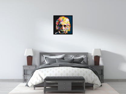 Albert Einstein - Brick Art Mosaic Kit 3x3 large