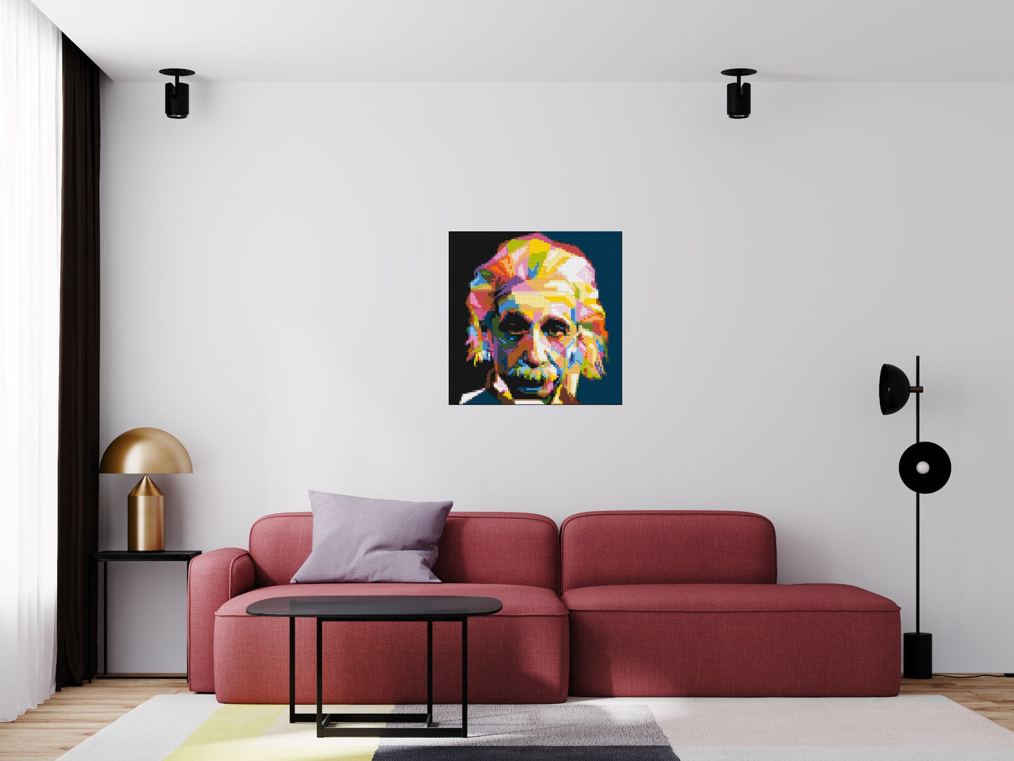 Albert Einstein - Brick Art Mosaic Kit 4x4 large