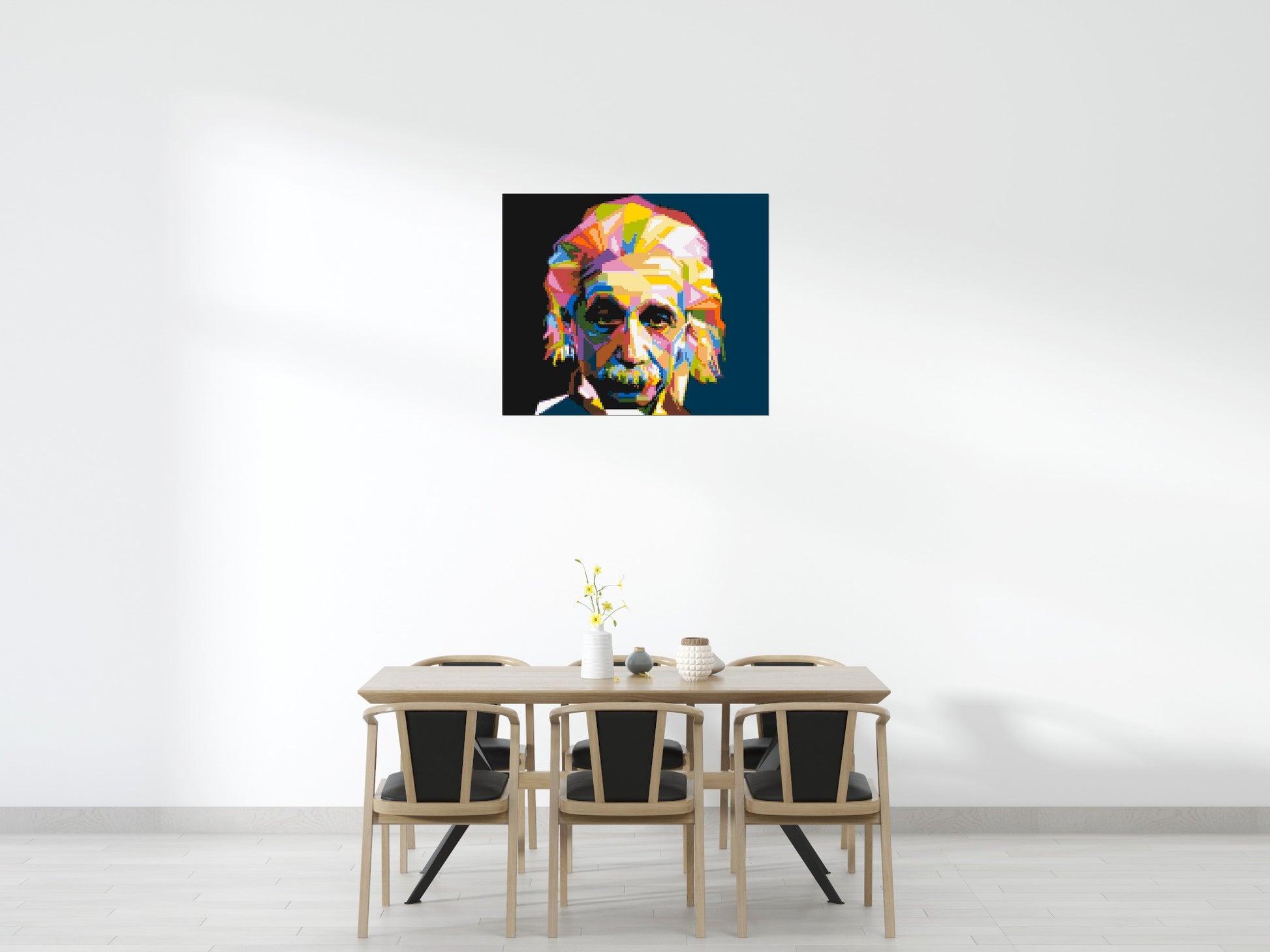 Albert Einstein - Brick Art Mosaic Kit 6x5 scene