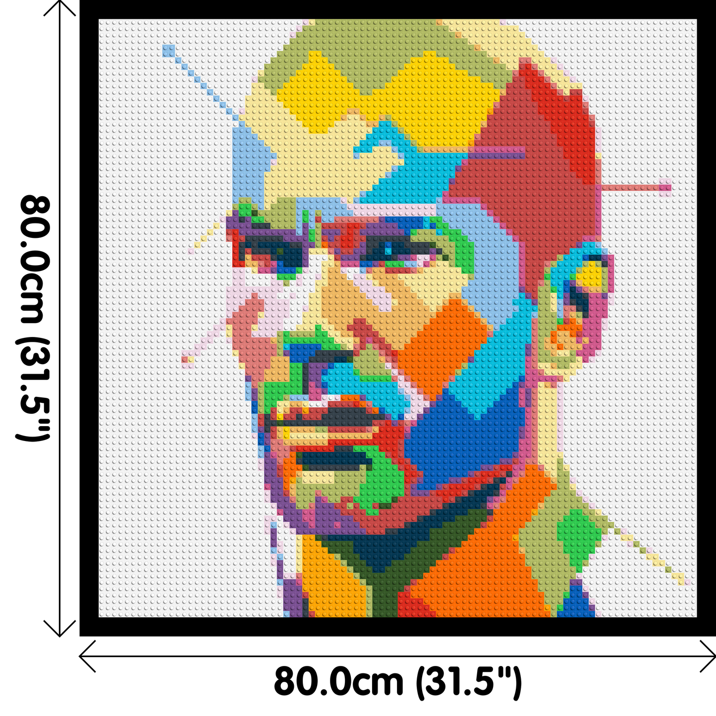 Zidane - Brick Art Mosaic Kit 4x4 large