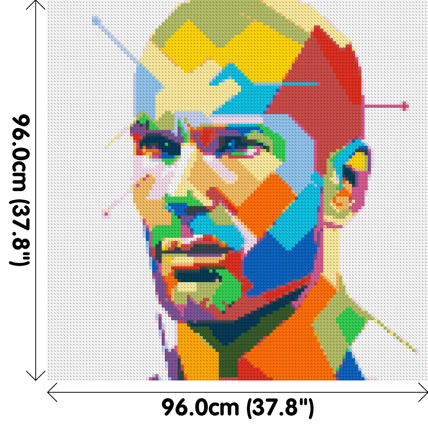 Zidane - Brick Art Mosaic Kit 5x5 large