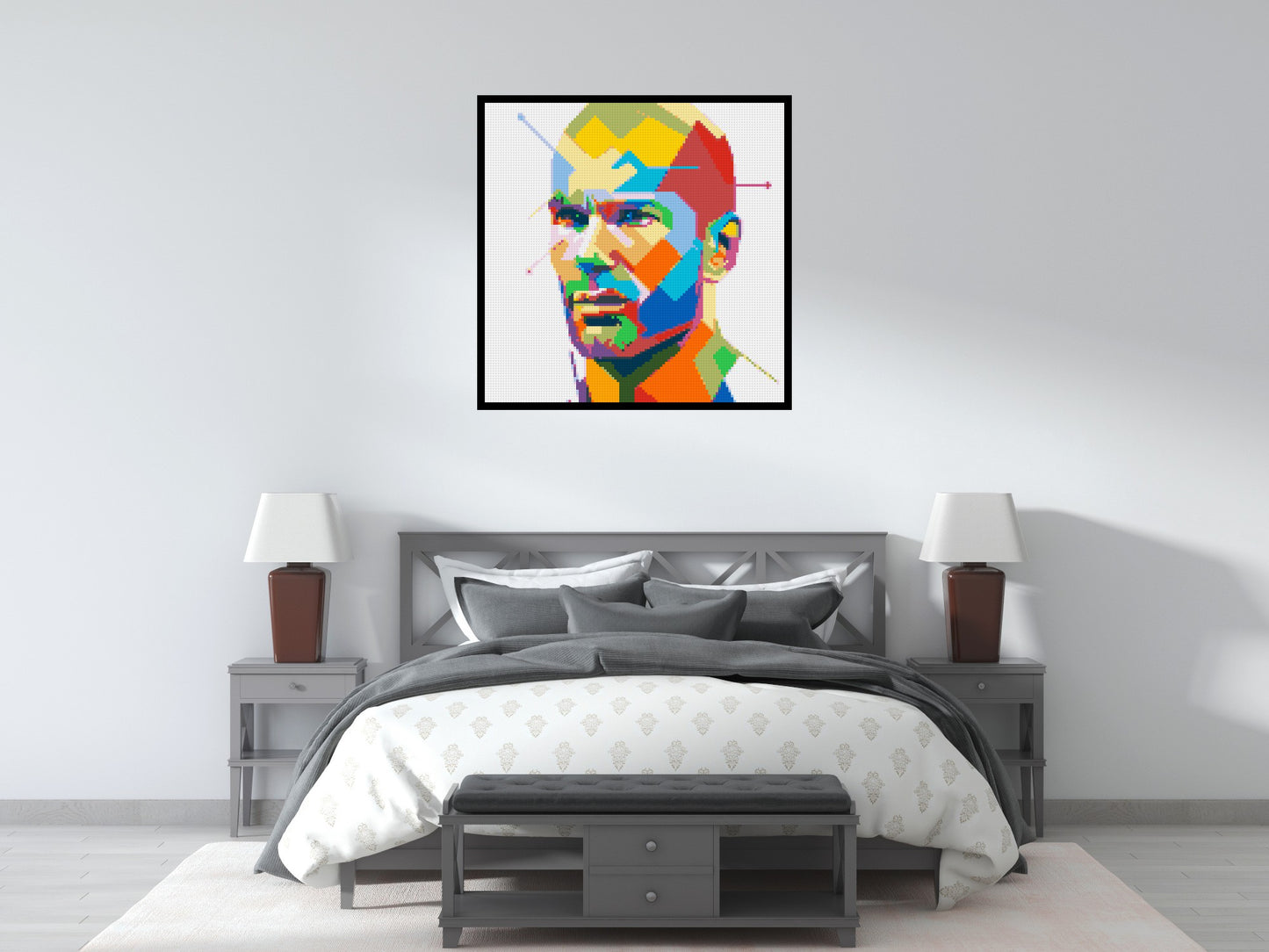 Zidane - Brick Art Mosaic Kit 5x5 large