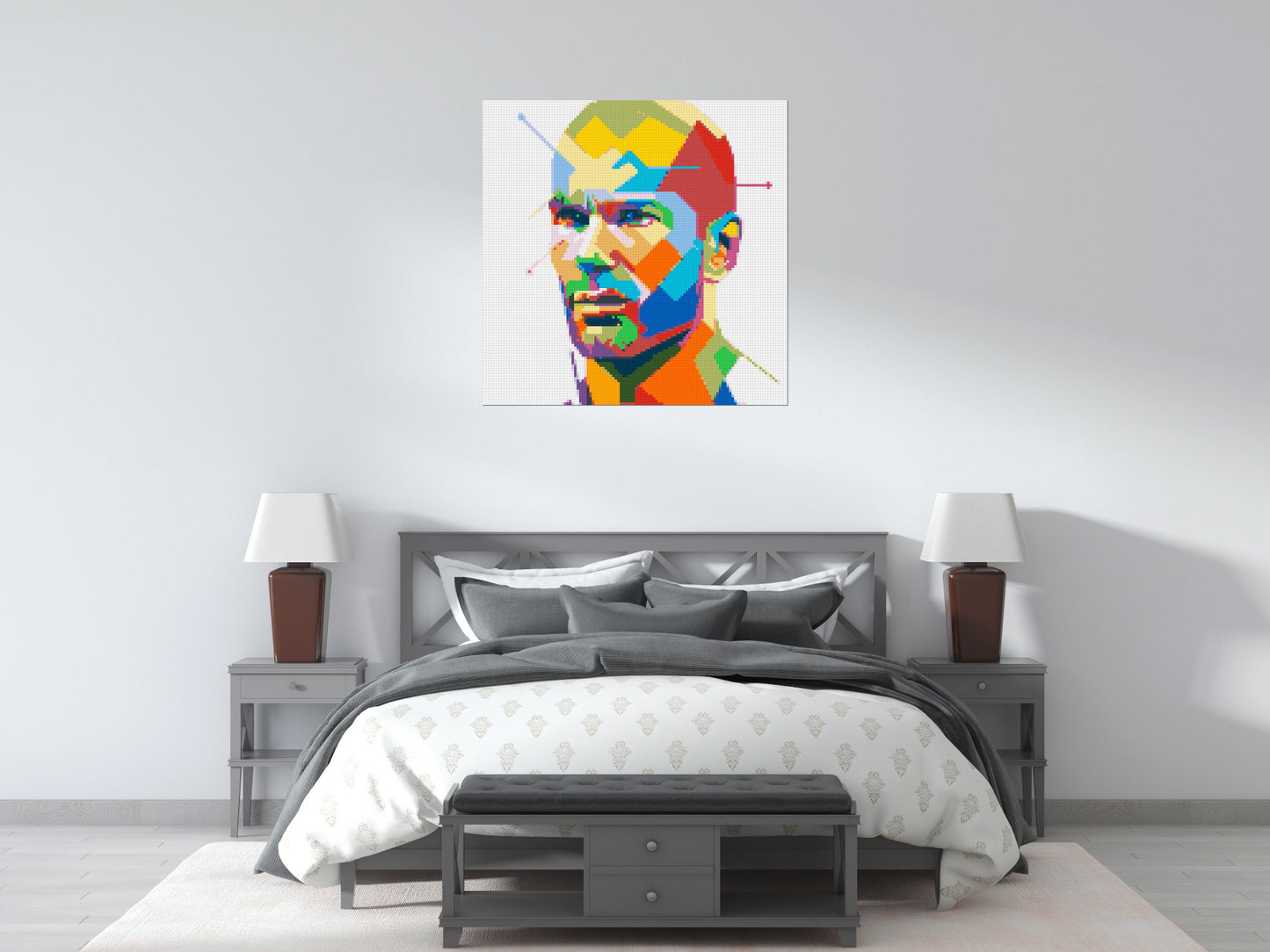 Zidane - Brick Art Mosaic Kit 5x5 large