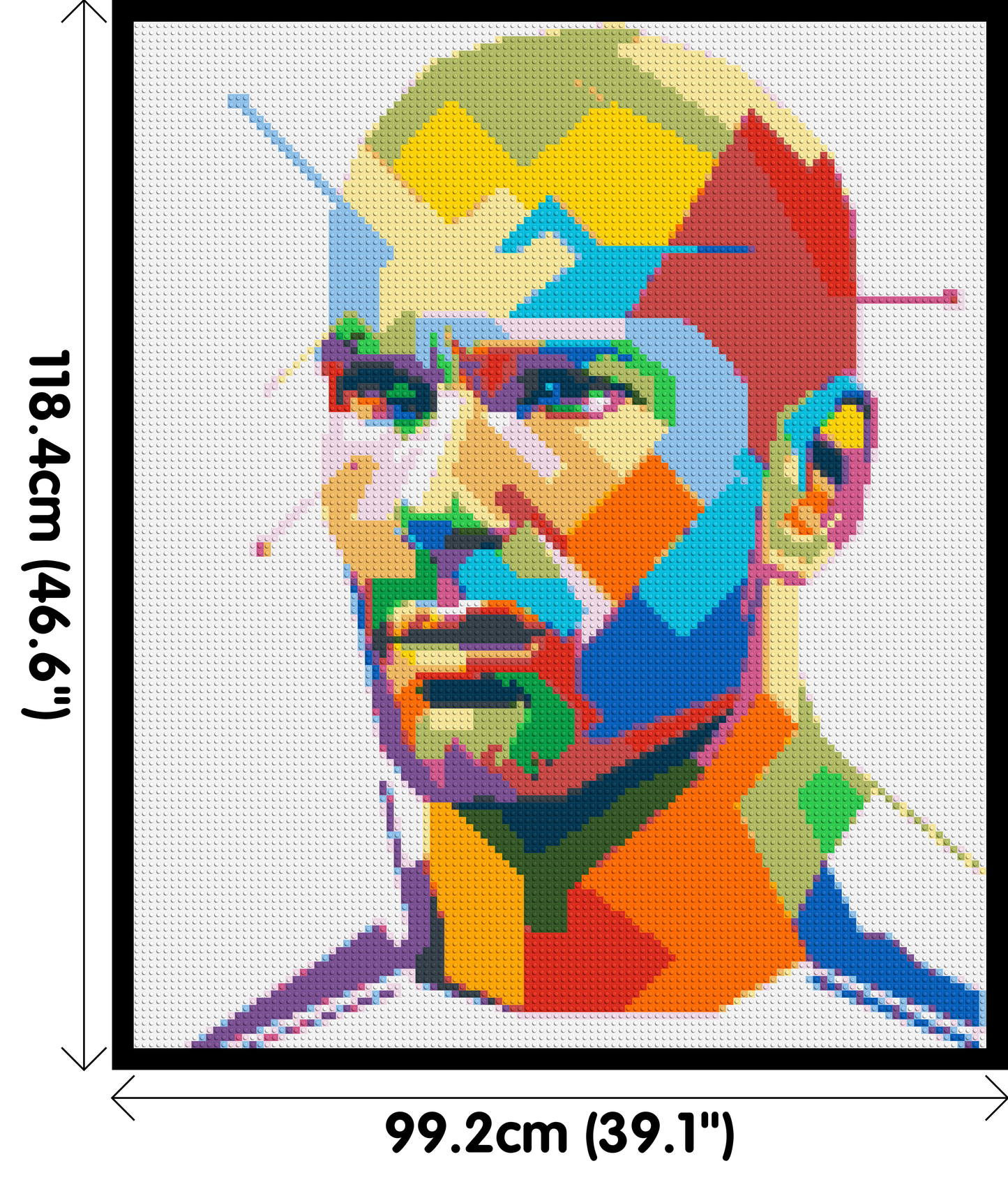 Zidane - Brick Art Mosaic Kit 5x6 large