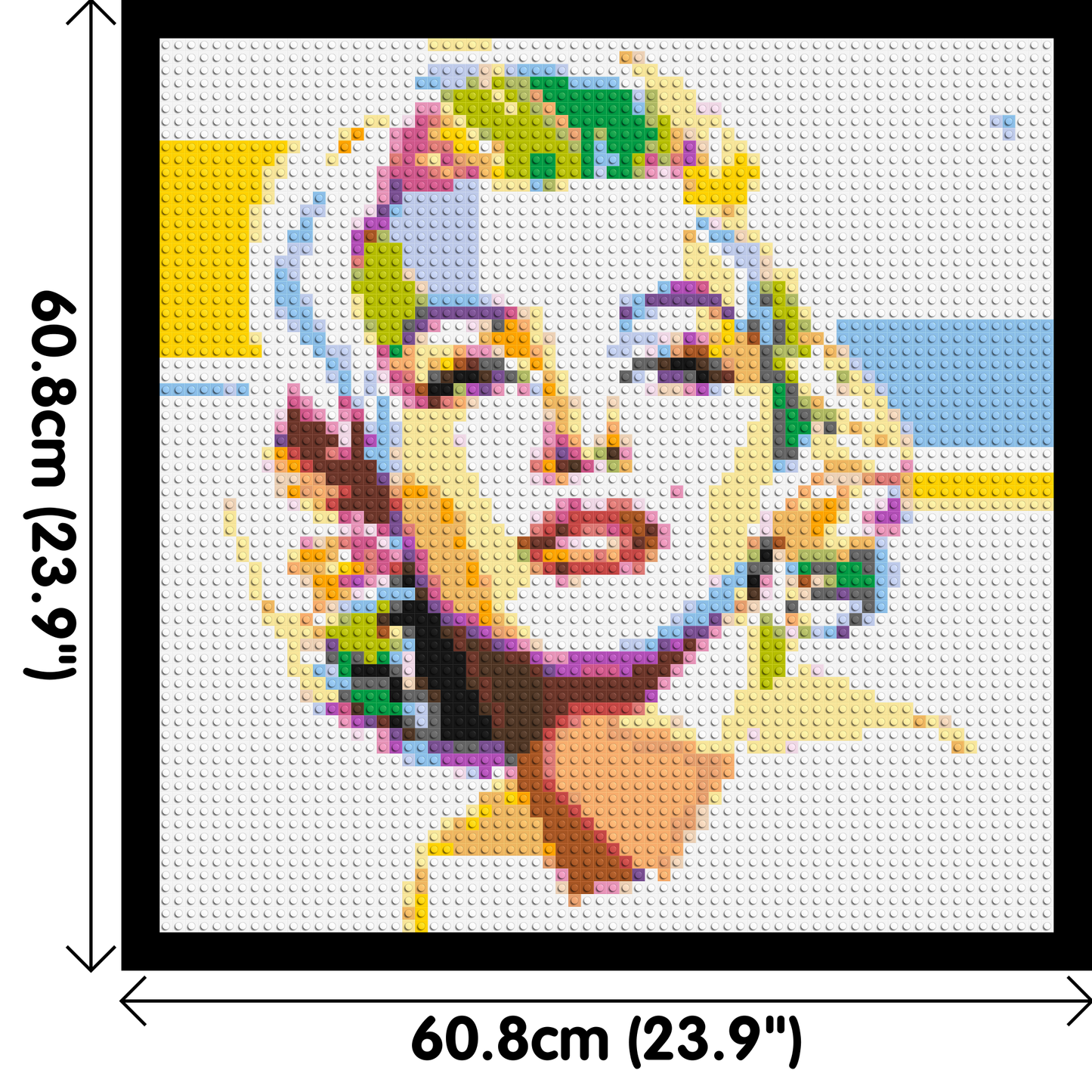 Marilyn Monroe - Brick Art Mosaic Kit 3x3 large