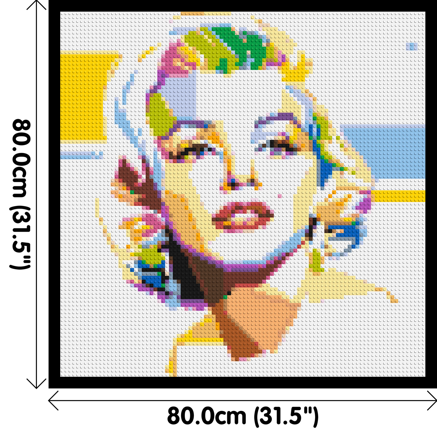 Marilyn Monroe - Brick Art Mosaic Kit 4x4 large