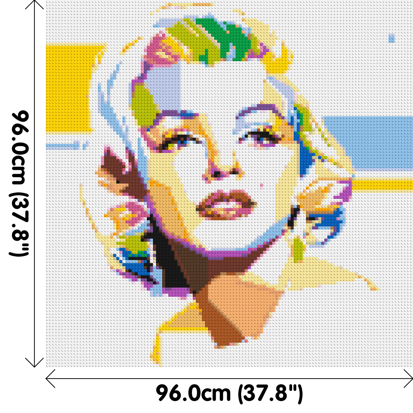 Marilyn Monroe - Brick Art Mosaic Kit 5x5 large