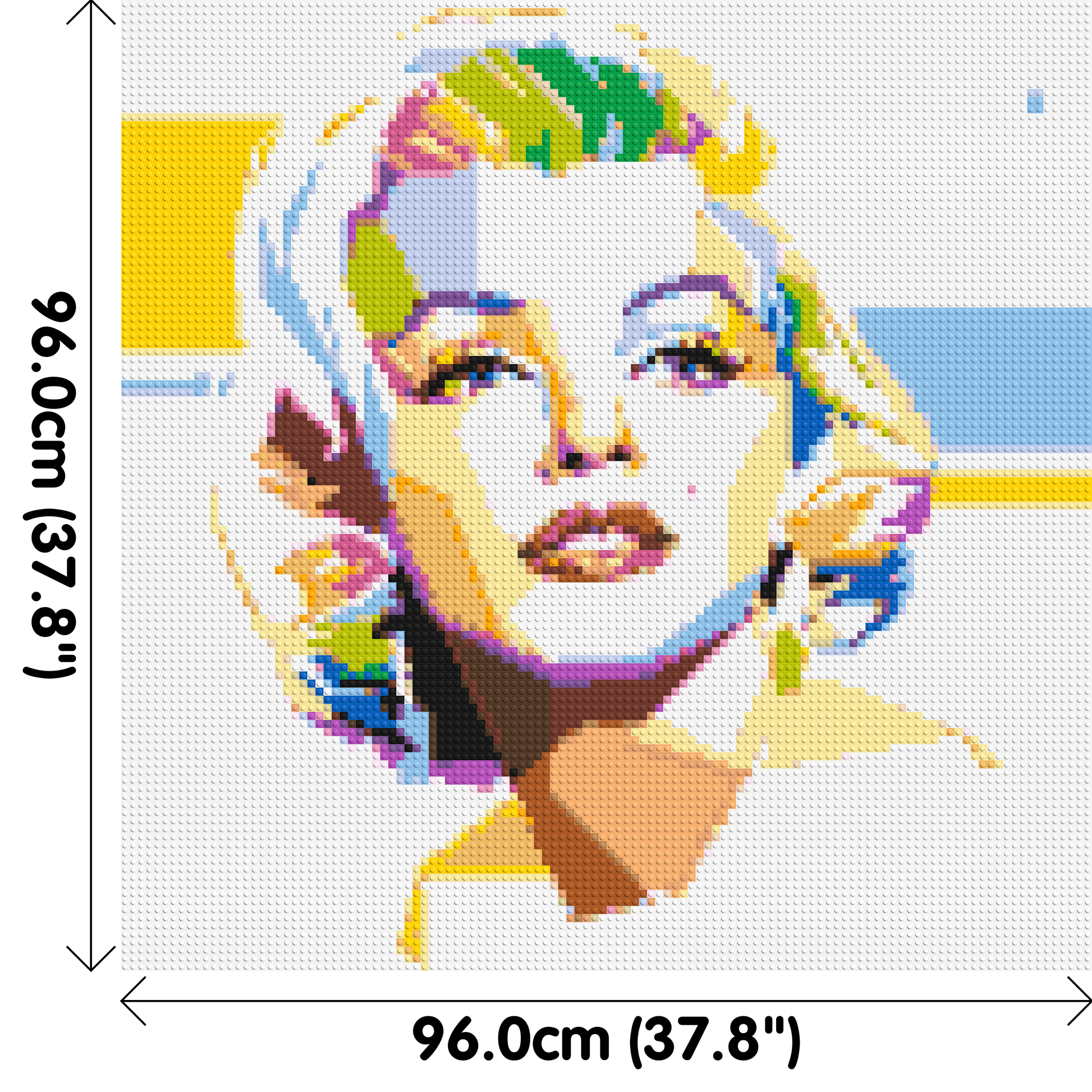 Marilyn Monroe - Brick Art Mosaic Kit 5x5 dimensions