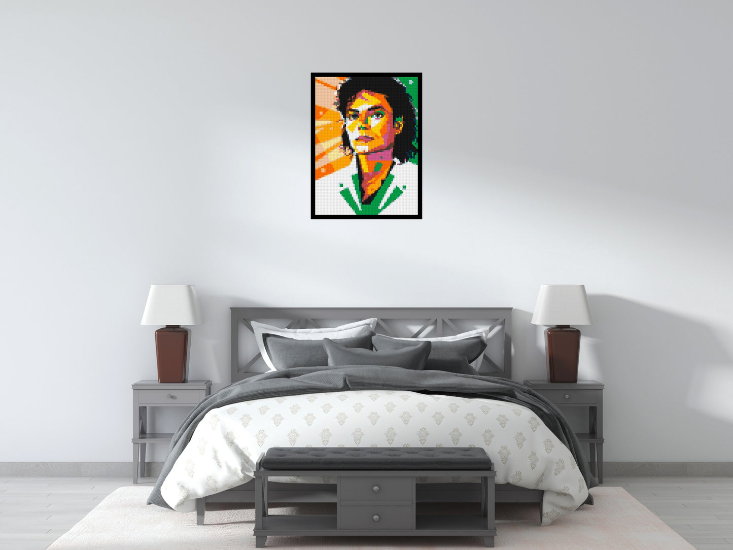 Michael Jackson - Brick Art Mosaic Kit 3x4 large