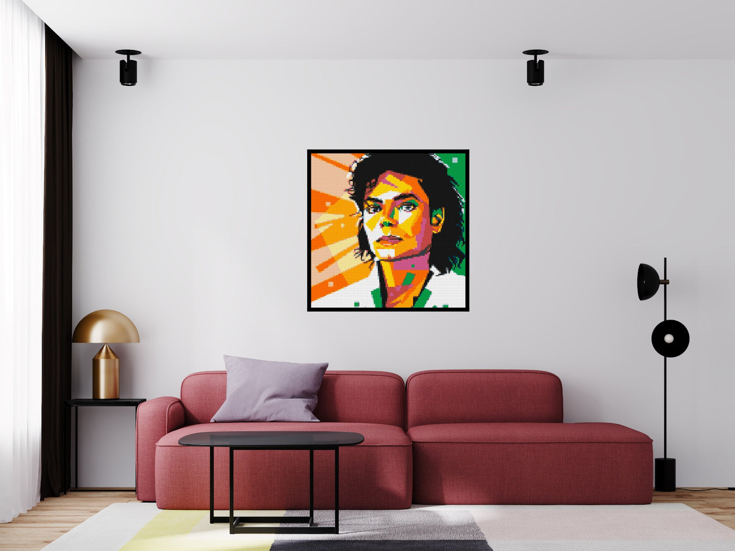 Michael Jackson - Brick Art Mosaic Kit 5x5 large