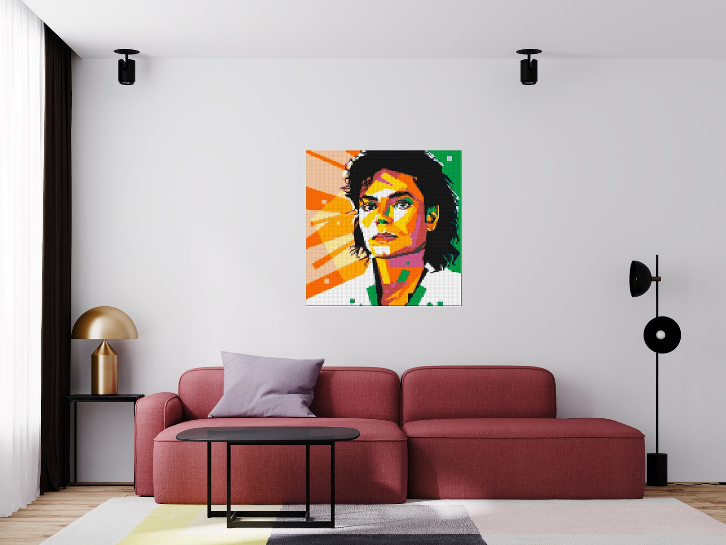 Michael Jackson - Brick Art Mosaic Kit 5x5 large