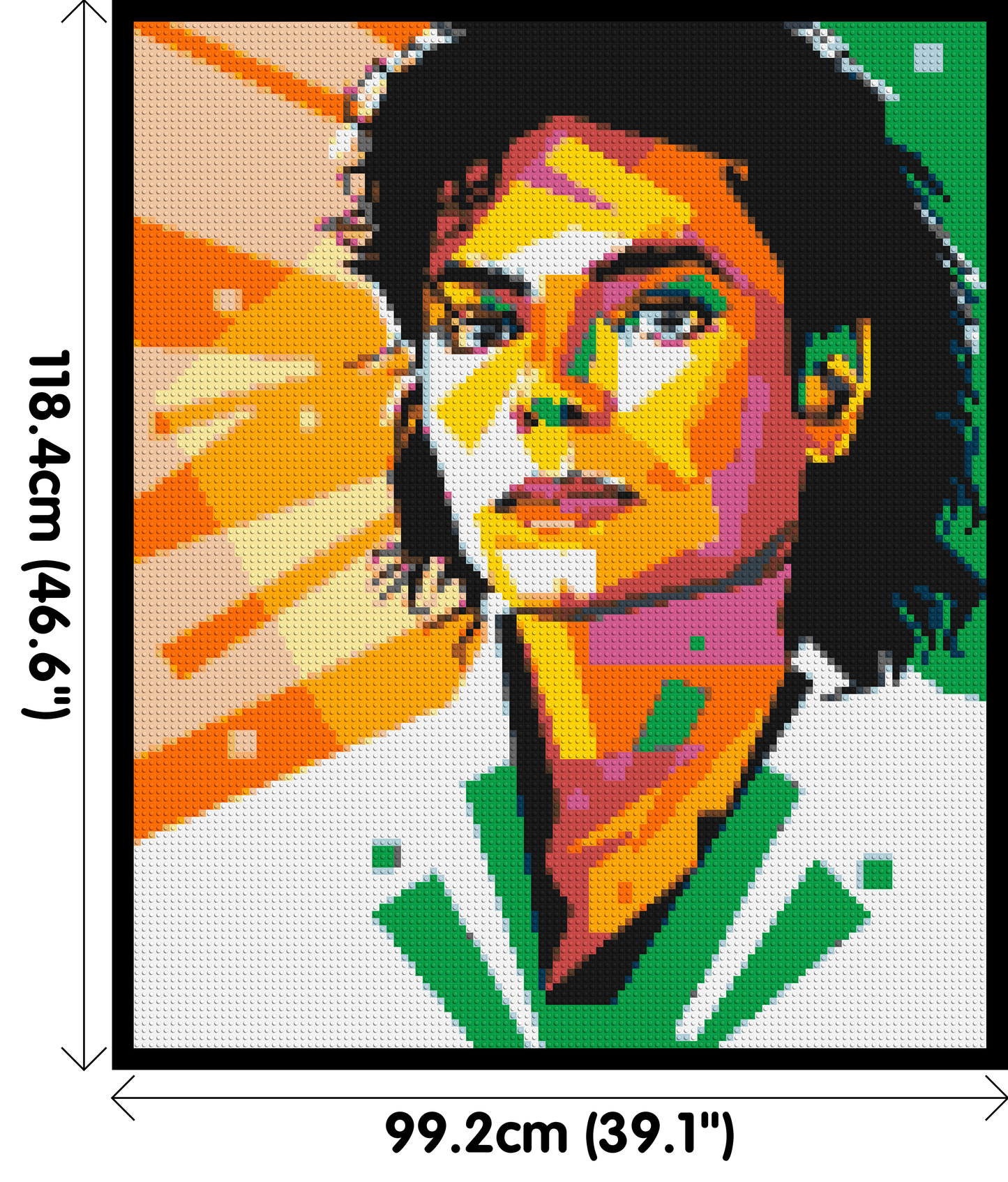 Michael Jackson - Brick Art Mosaic Kit 5x6 large