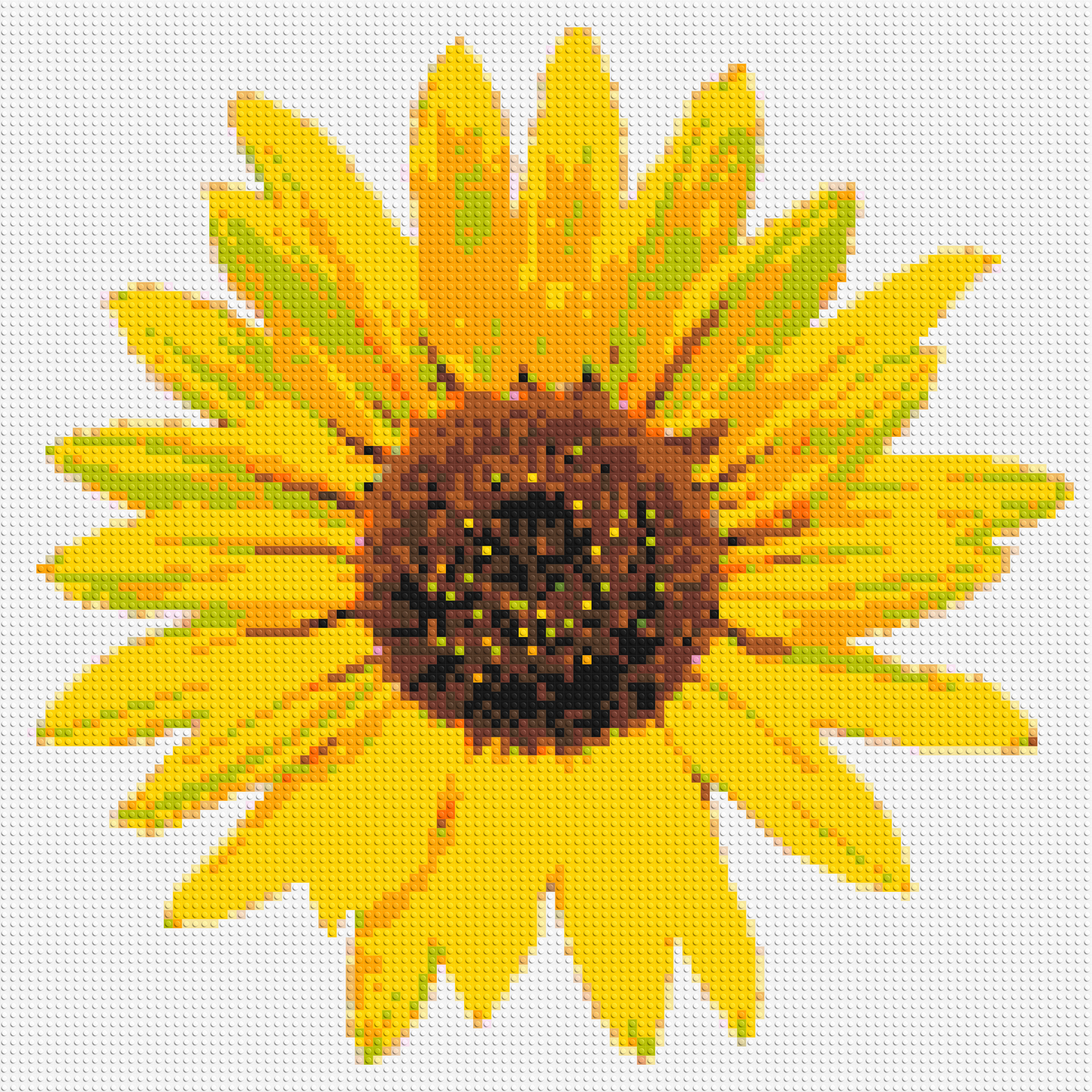 Sunflower - Brick Art Mosaic Kit 5x5 large