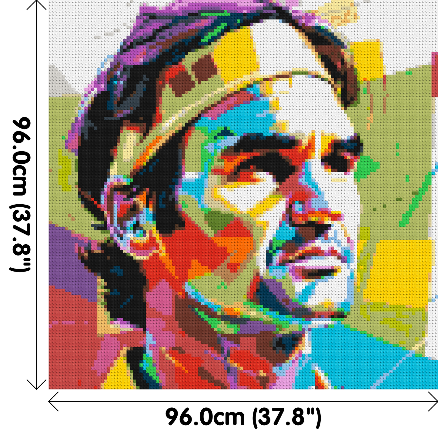 Roger Federer - Brick Art Mosaic Kit 5x5 large