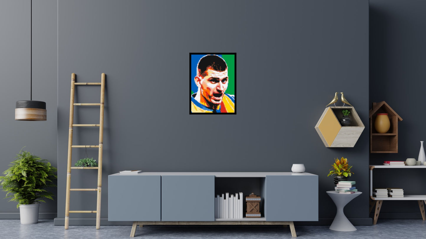 Nikola Jokić - Brick Art Mosaic Kit 3x4 large