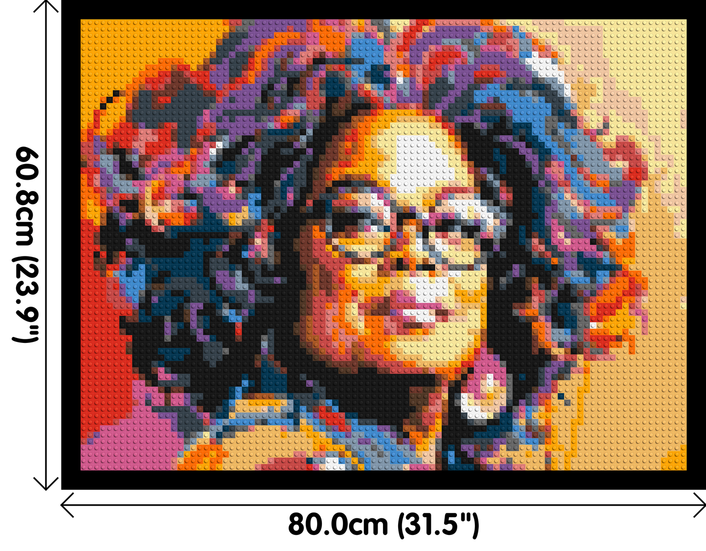 Oprah Winfrey - Brick Art Mosaic Kit 4x3 large