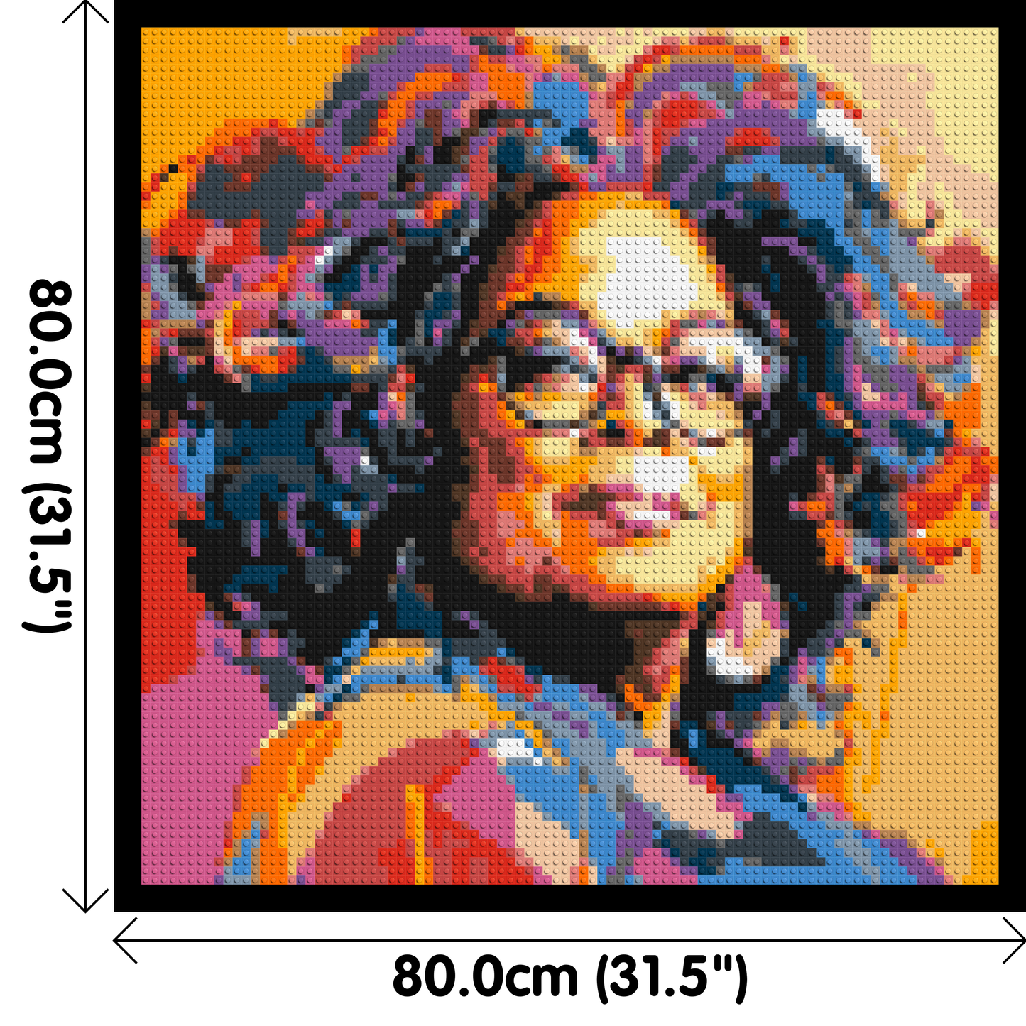 Oprah Winfrey - Brick Art Mosaic Kit 4x4 large