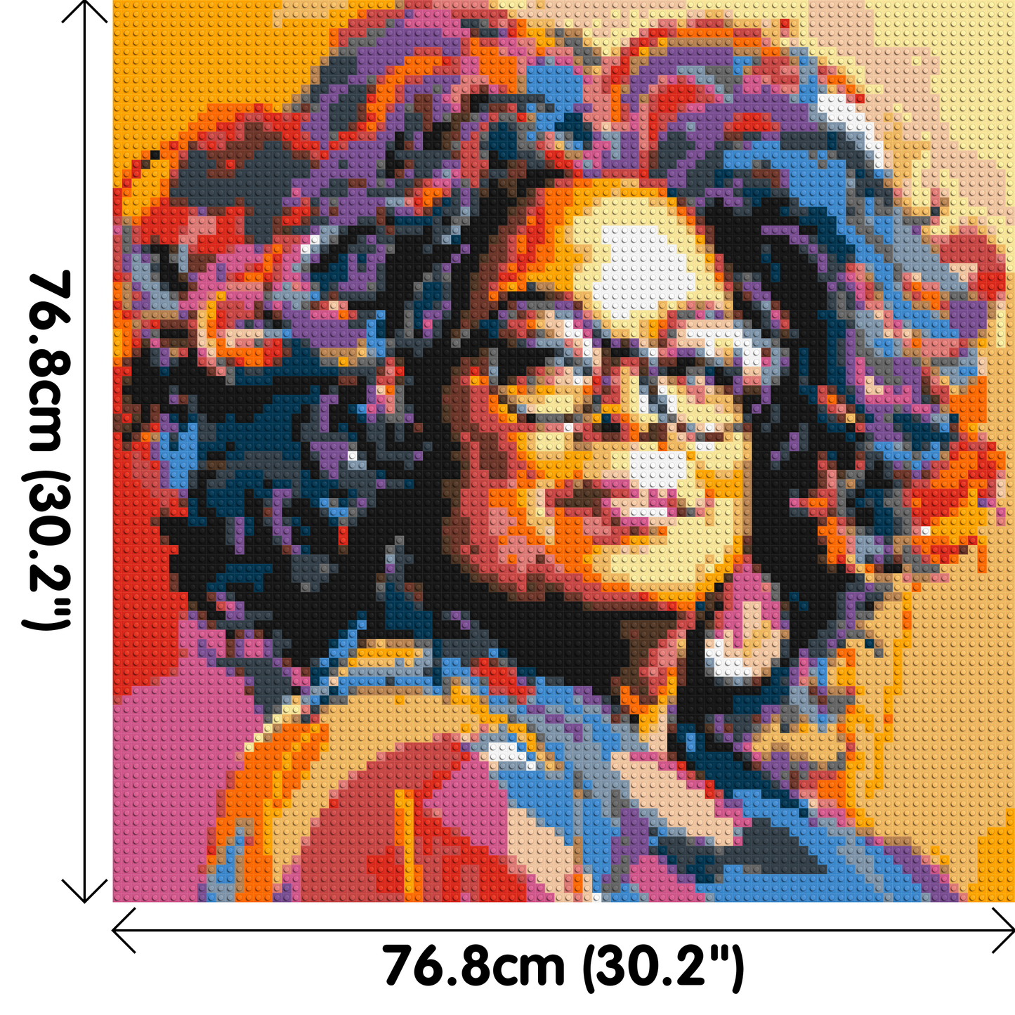 Oprah Winfrey - Brick Art Mosaic Kit 4x4 large