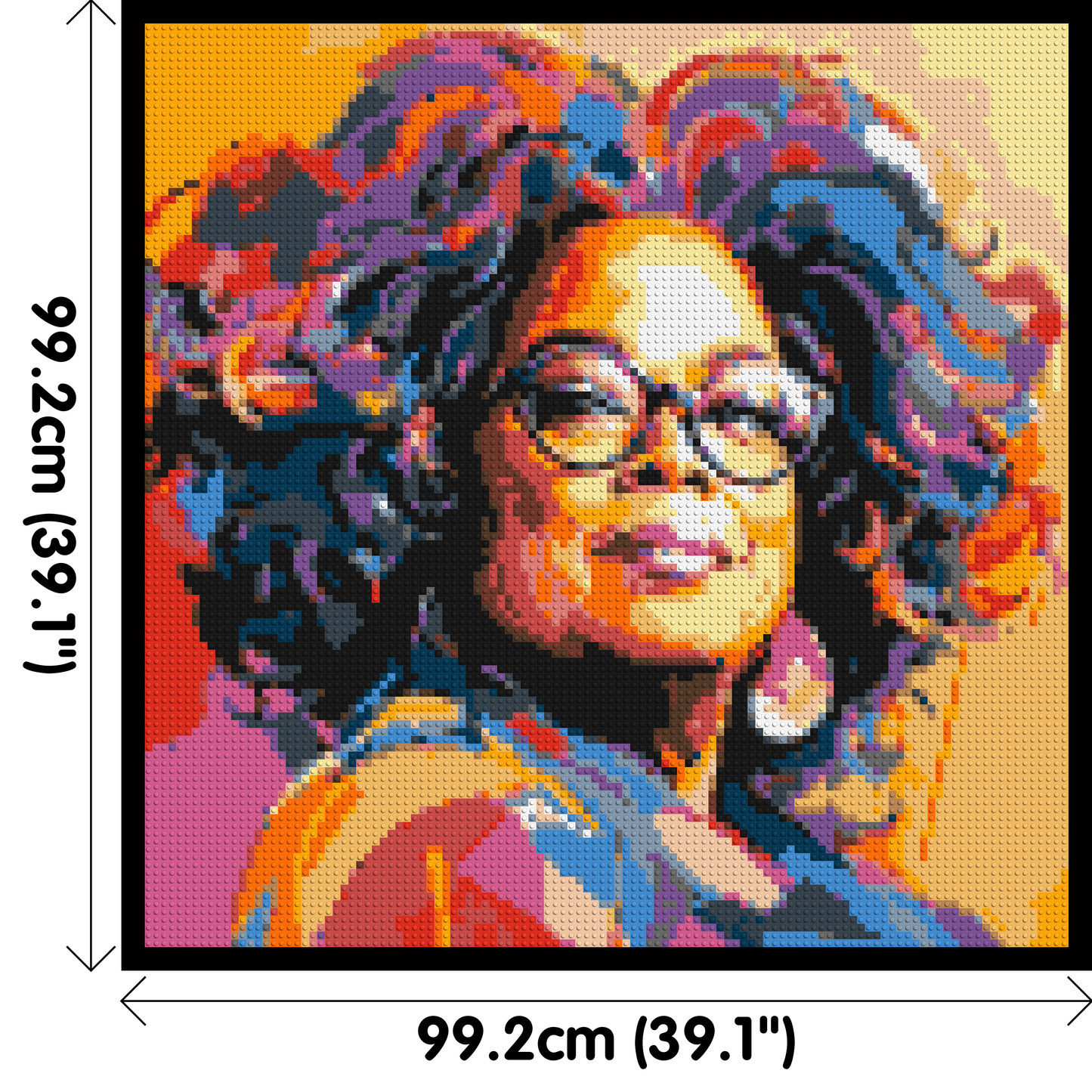 Oprah Winfrey - Brick Art Mosaic Kit 5x5 large