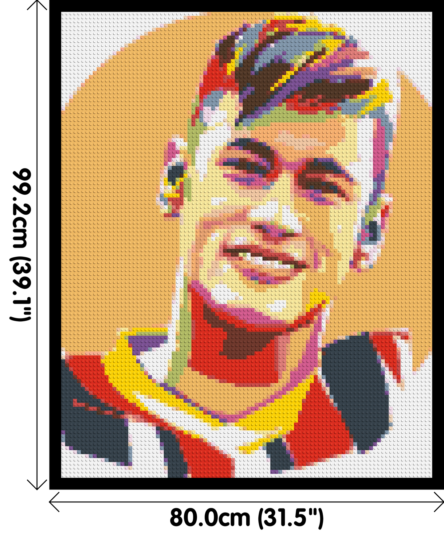 Neymar #3 - Brick Art Mosaic Kit 4x5 large