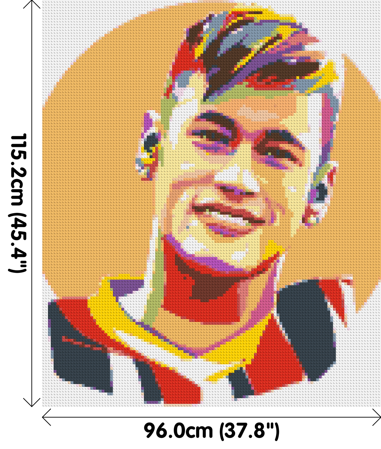 Neymar #3 - Brick Art Mosaic Kit 5x6 large