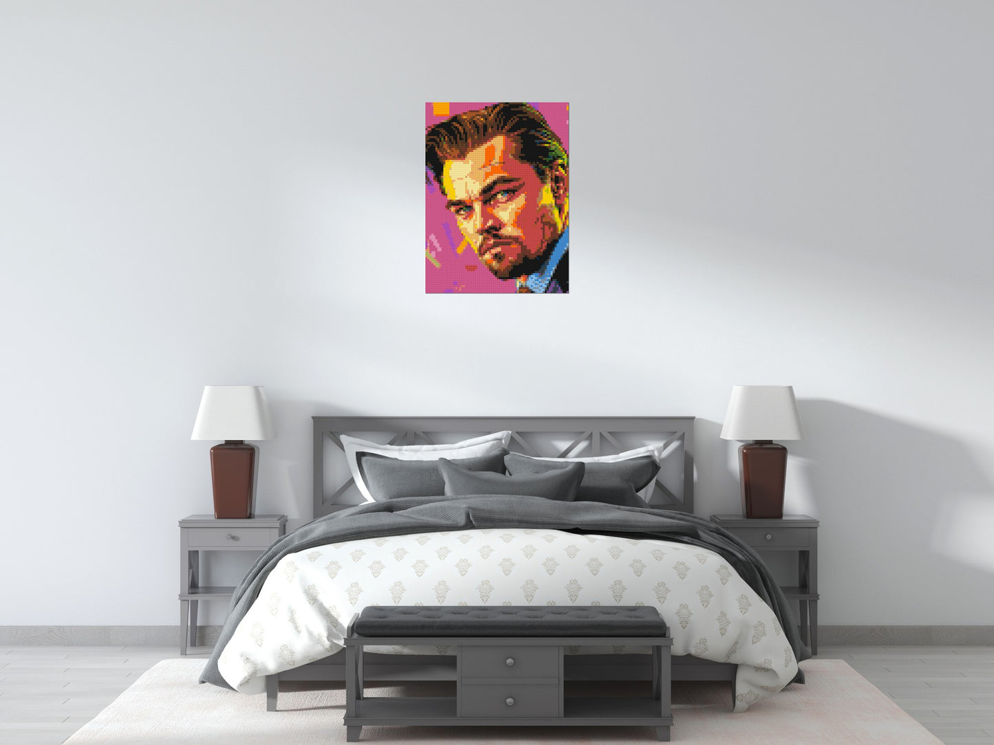 Leonardo Di Caprio - Brick Art Mosaic Kit 3x4 large