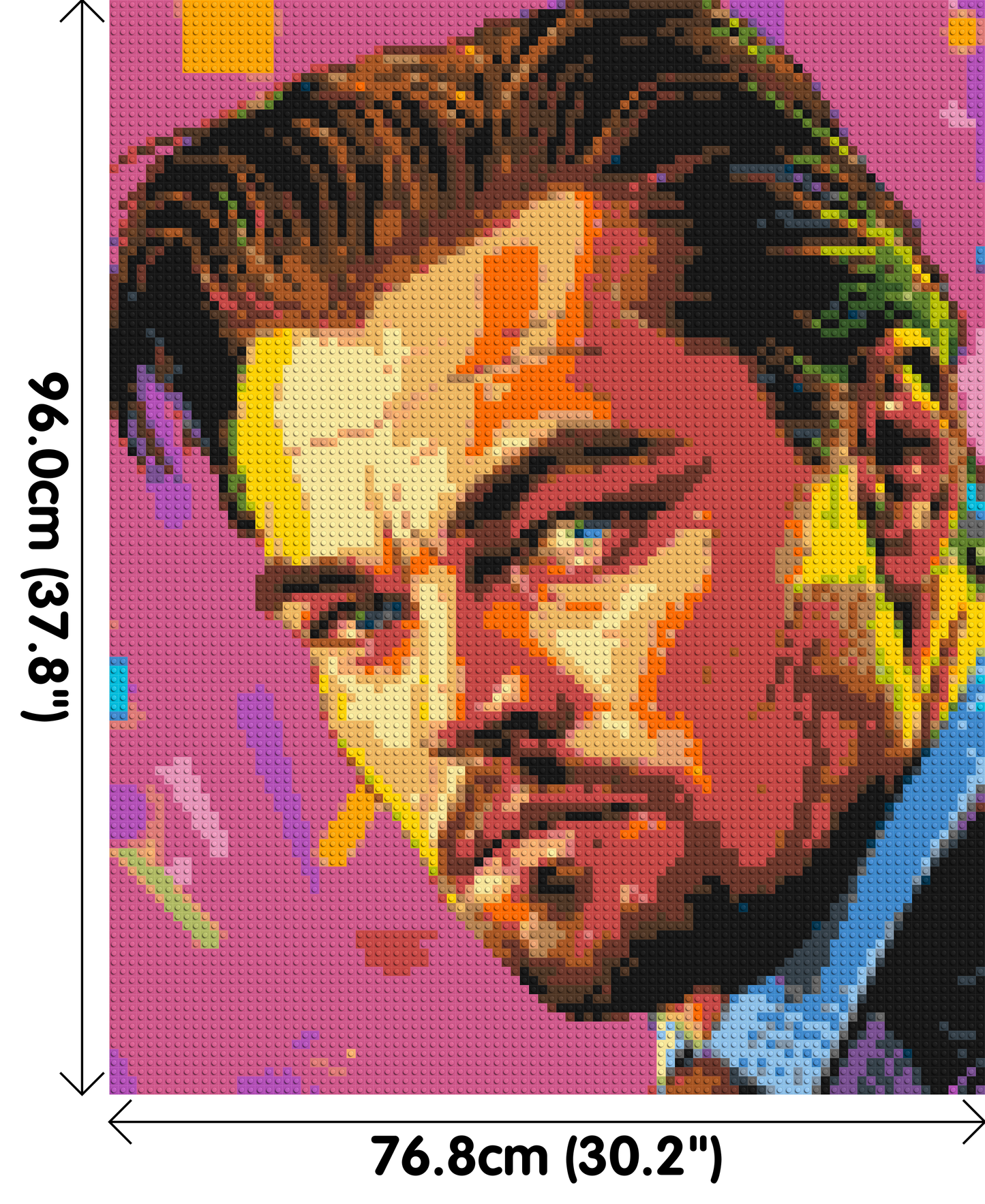 Leonardo Di Caprio - Brick Art Mosaic Kit 4x5 large