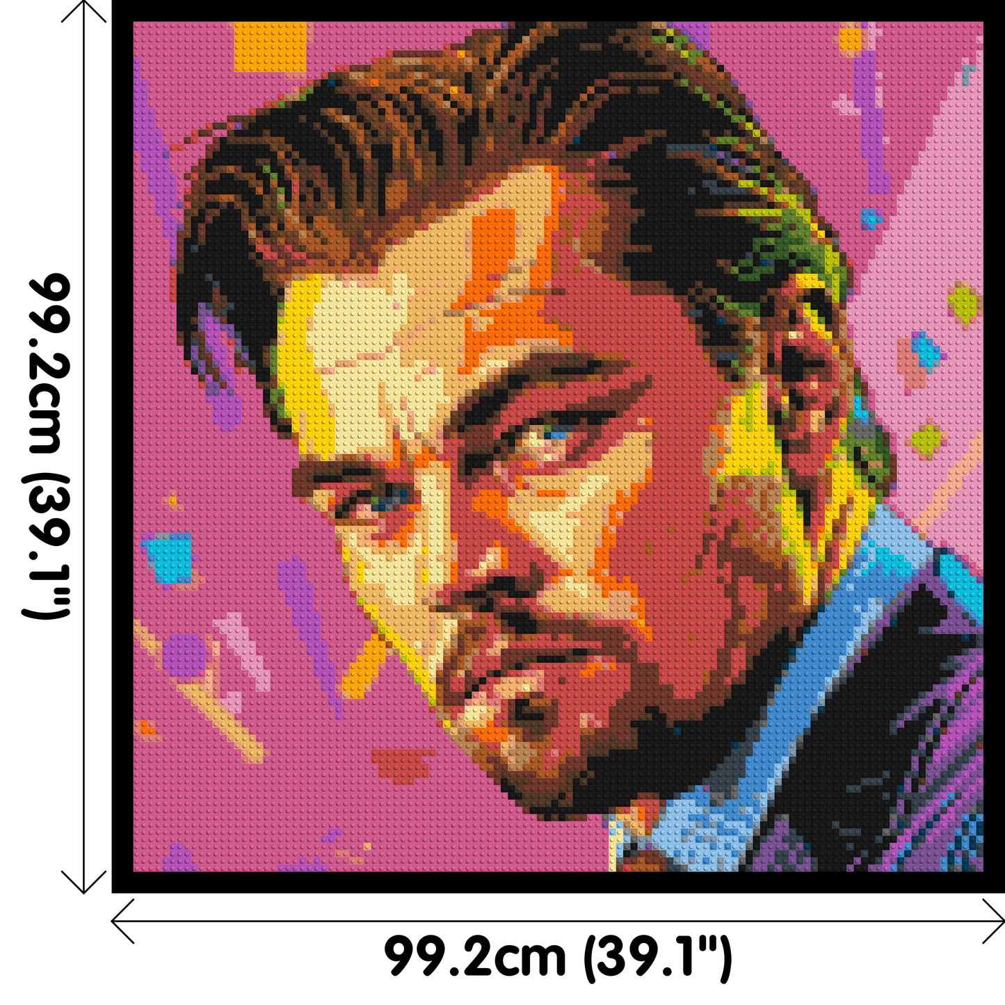 Leonardo Di Caprio - Brick Art Mosaic Kit 5x5 large