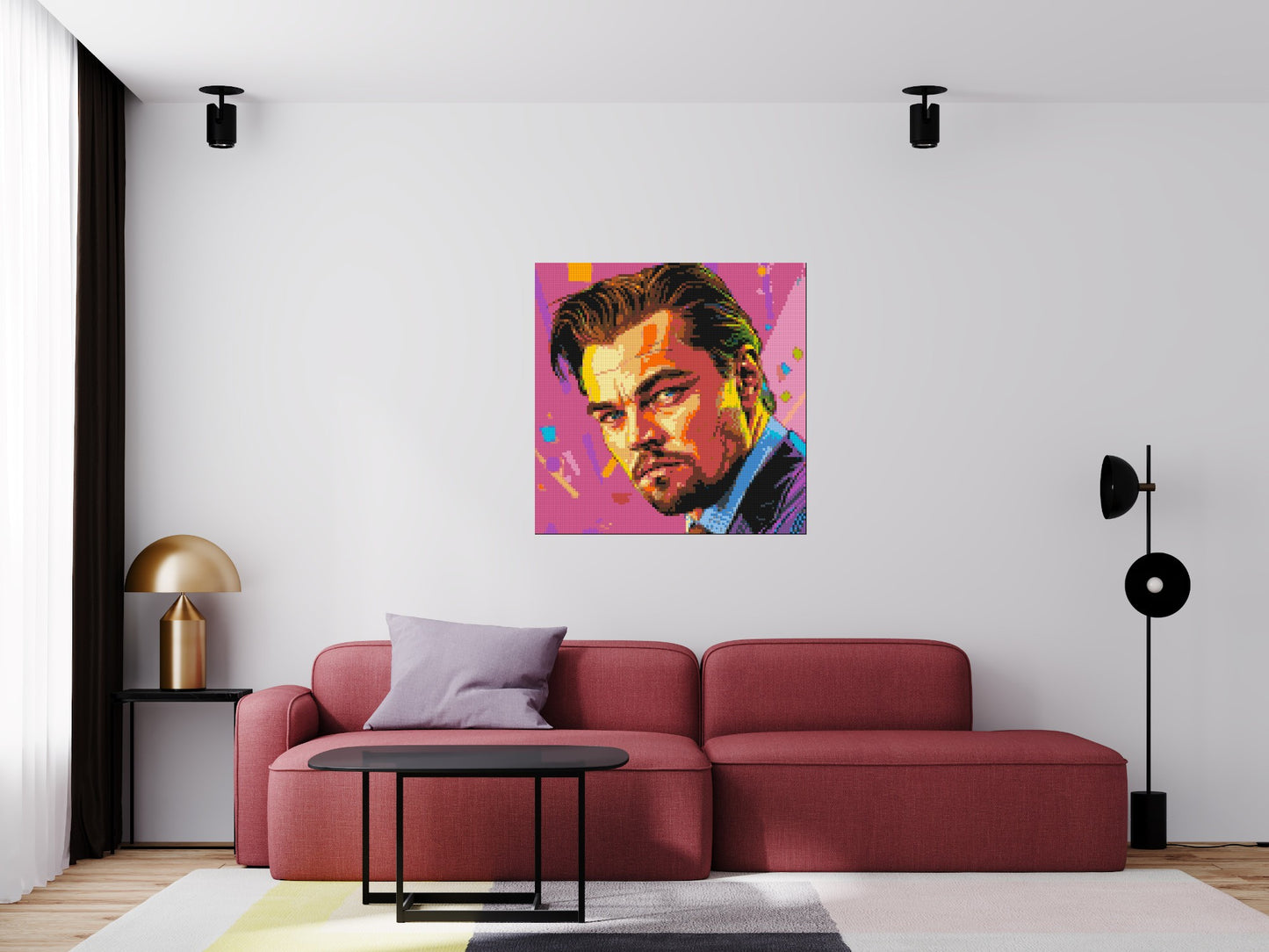 Leonardo Di Caprio - Brick Art Mosaic Kit 5x5 large