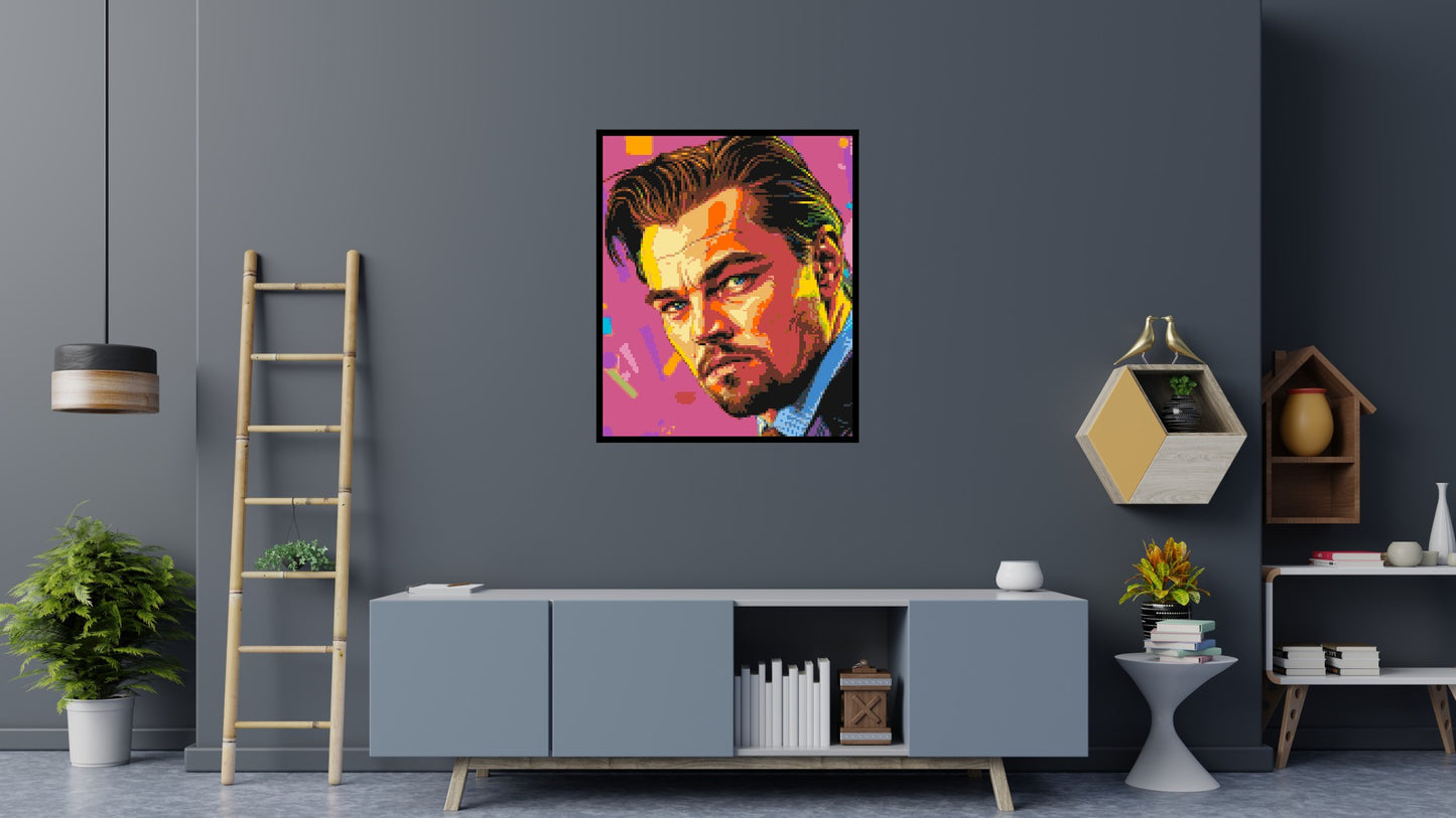 Leonardo Di Caprio - Brick Art Mosaic Kit 5x6 large