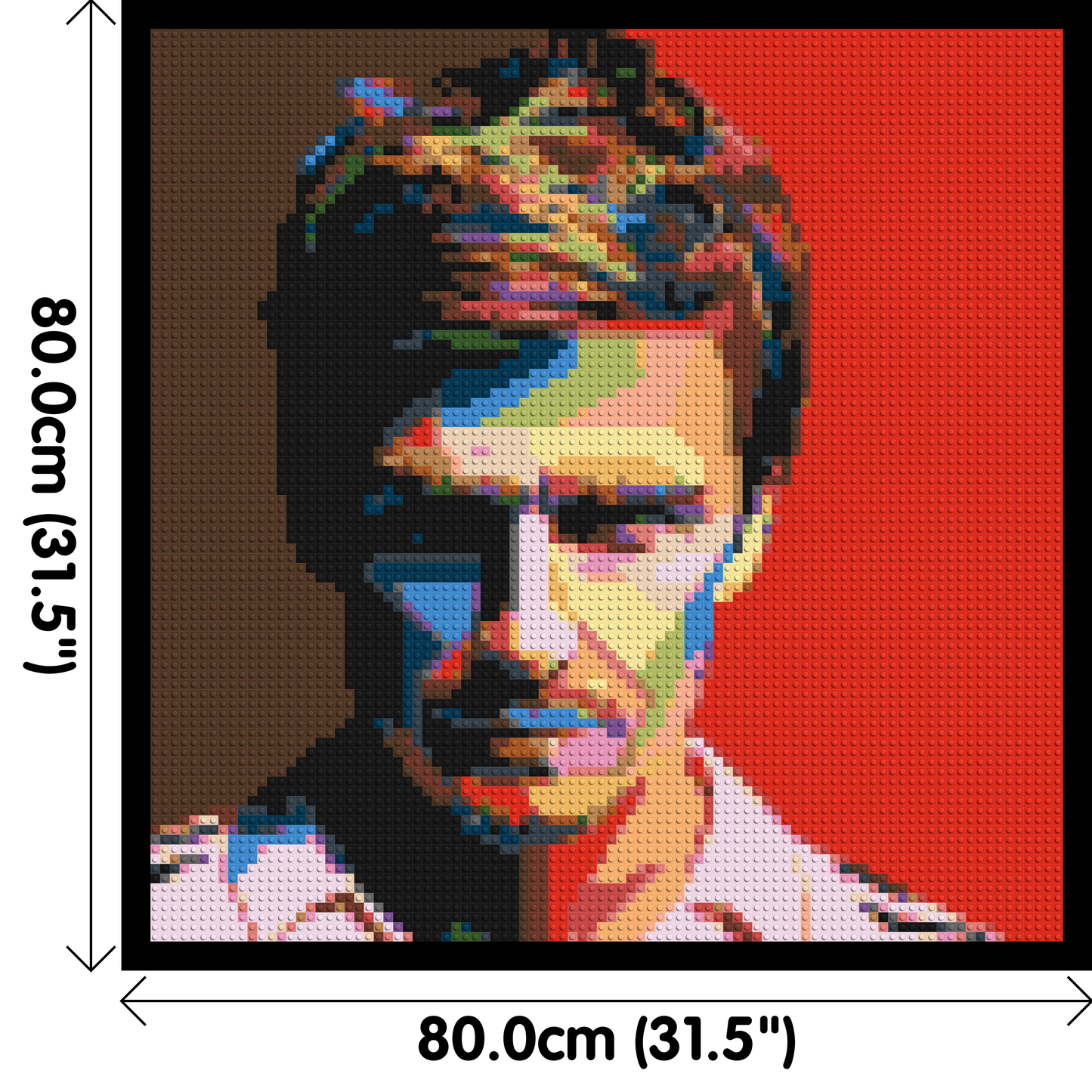 David Beckham - Brick Art Mosaic Kit 4x4 large