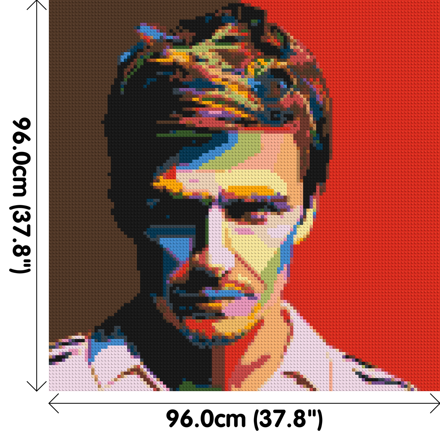 David Beckham - Brick Art Mosaic Kit 5x5 large