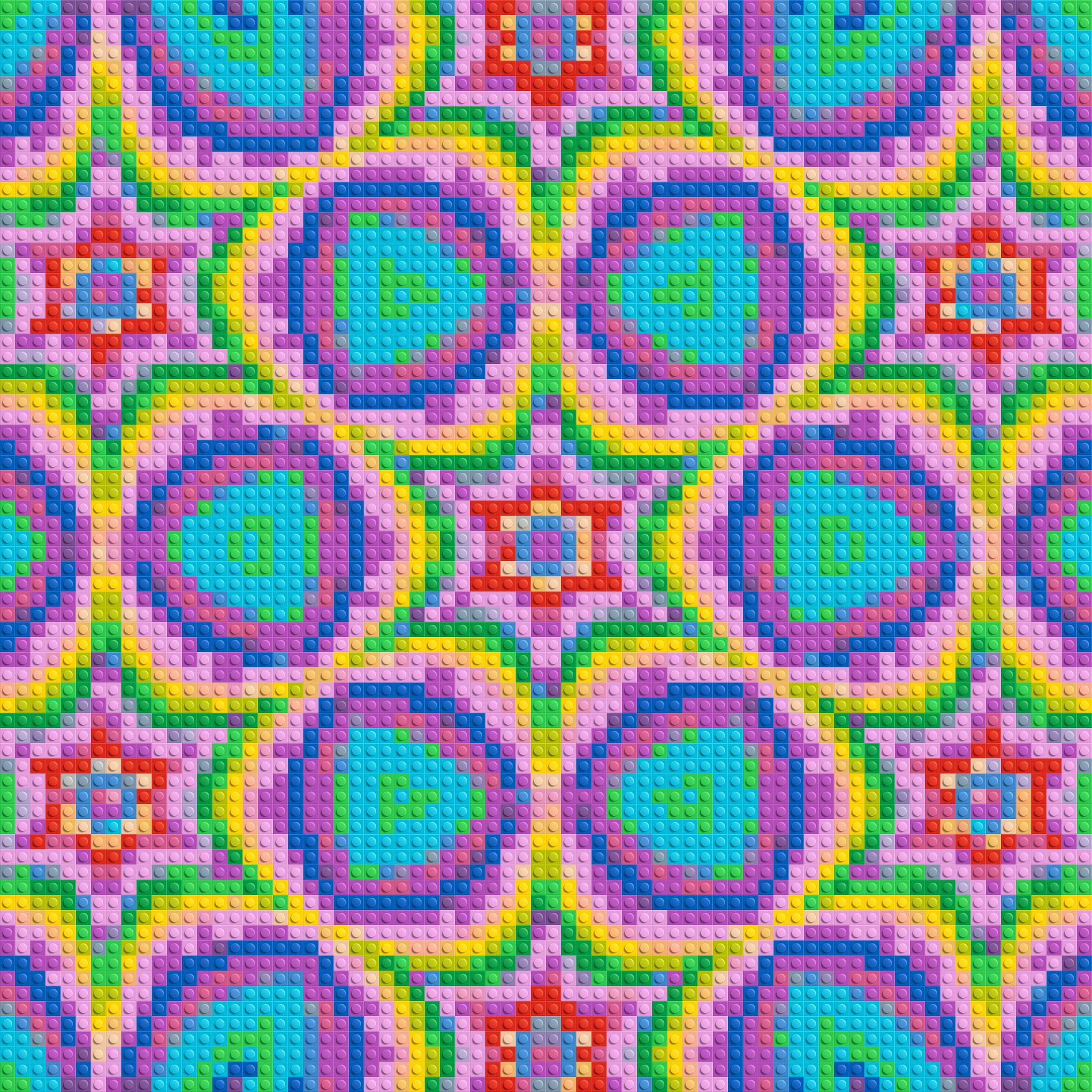 Abstract Pattern #2 - Brick Art Mosaic Kit 3x3 large