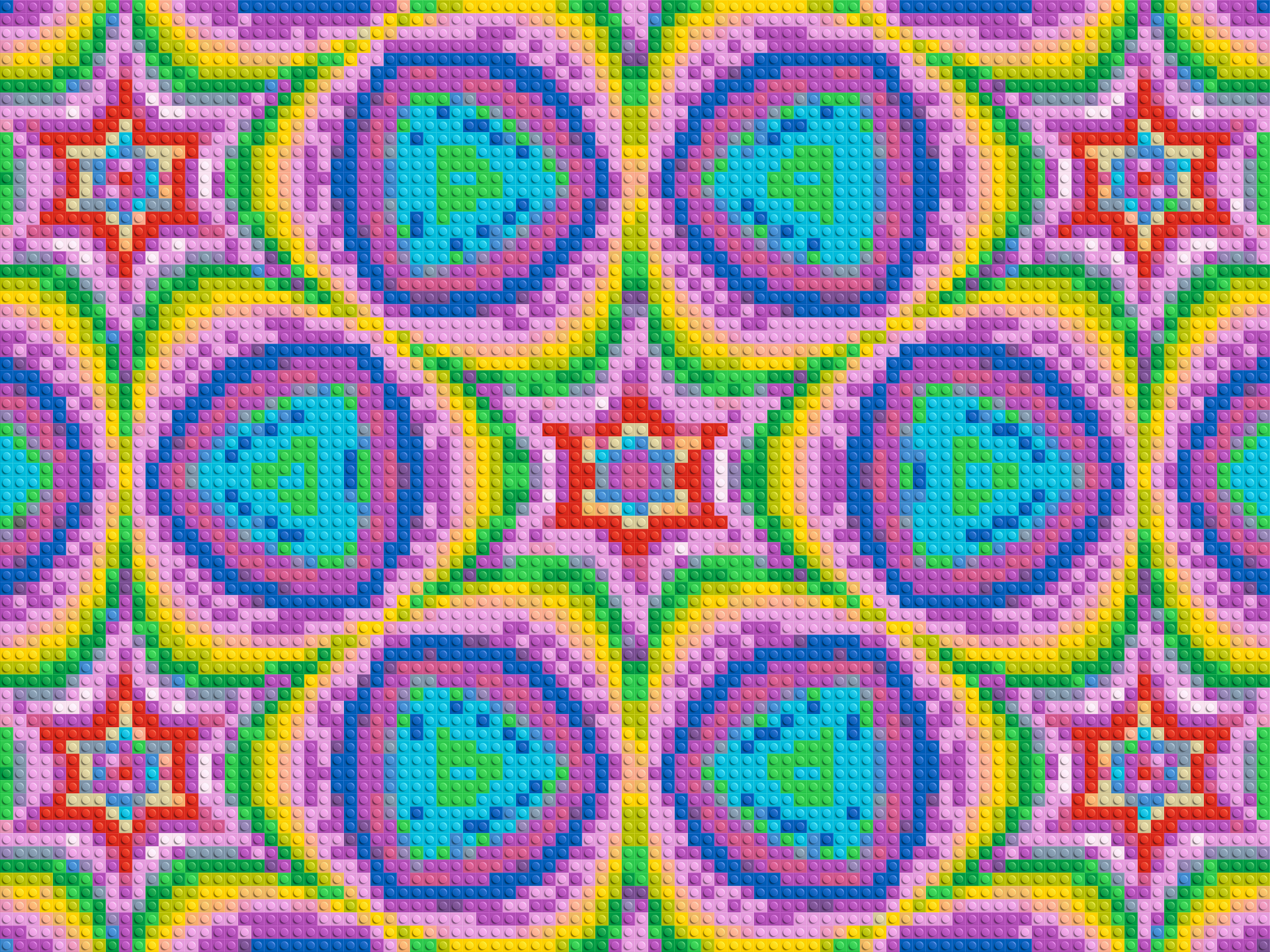 Abstract Pattern #2 - Brick Art Mosaic Kit 4x3 large